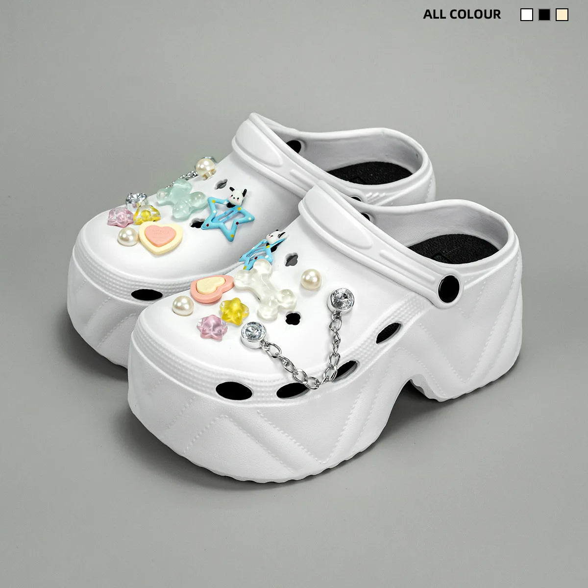 Women’s 9CM High-Platform Garden Clogs