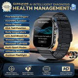 2026 New Accurate Diagnosis Smart Watch Body Fat ECG Blood oxygen BP Health Sport HD AMOLED Screen Call Smart Watches man woman