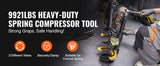 SucceBuy Strut Spring Compressor Macpherson Strut Spring Compressor Kit Interchangeable Fork Strut Coil Extractoror Remover Tool