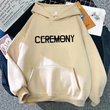 KARMA Vintage-Inspired Fleece Pullover Hoodie