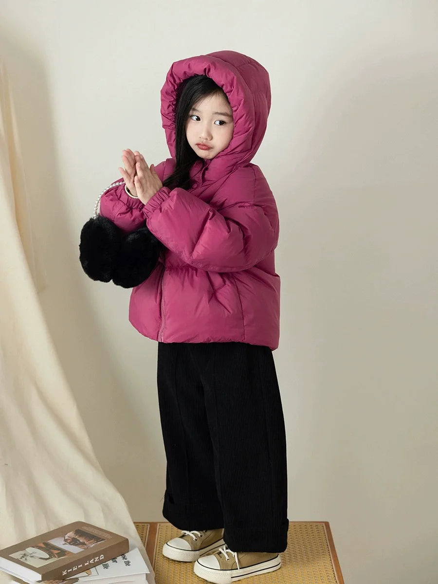 Kids' Hooded Winter Puffer Jacket