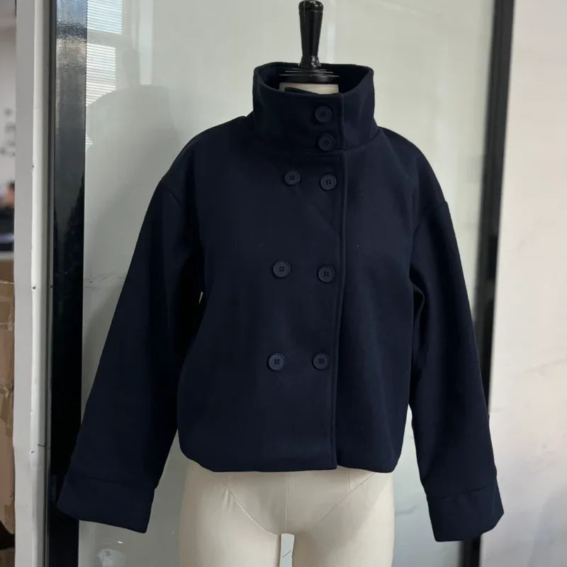 Women's Stand Collar Zip Jacket – Autumn/Winter
