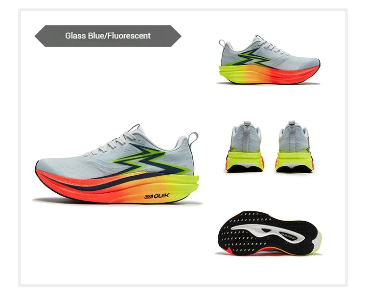 361 Degrees Flame 4.0 MIX Men‘s Running Shoes Racing Marathon Carbon Plate Stable Wear-resistant Jogging Male Sneaker 672512204