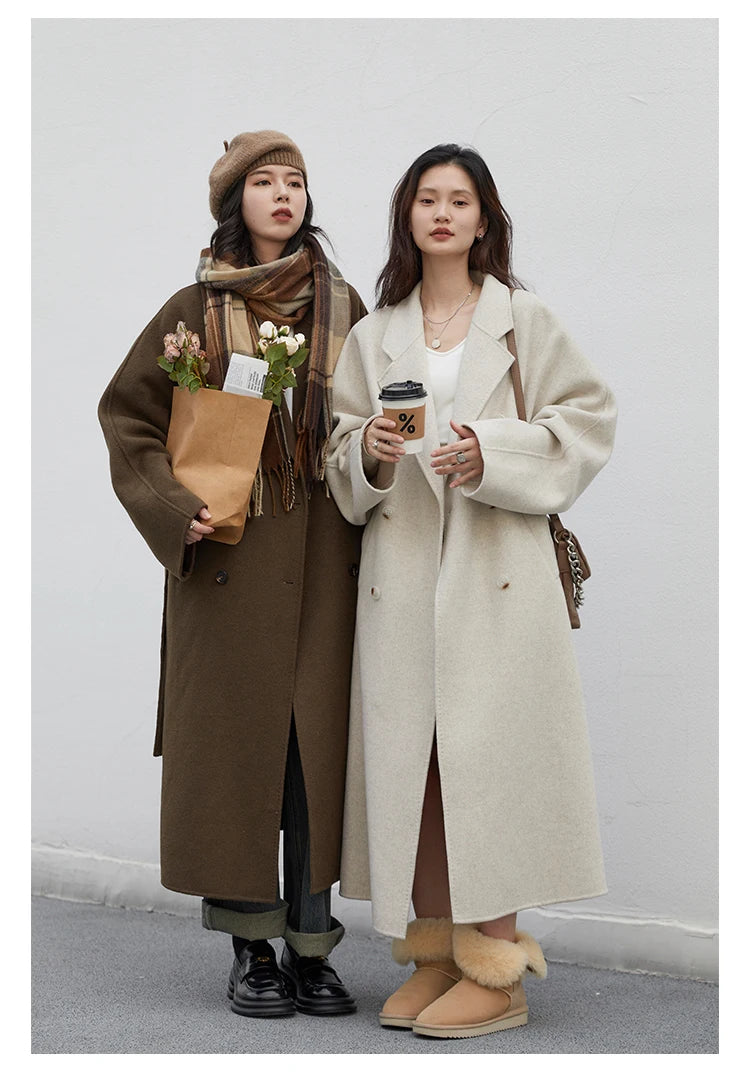 Retro Double-Sided Woolen Overcoat