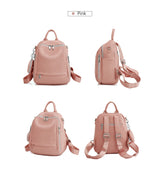 Zency Women's Genuine Leather Backpack High-Quality School Bag Travel Female Shopper Shoulder Satchel Rucksack Commuter