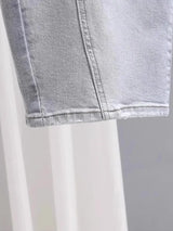 Spring Summer Loose Wide Leg High Waist Denim Jeans