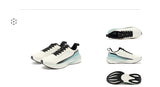 QIAODAN YUYI 4 Winter Running Shoes Men's Sports Shoes Waterproof Absorbing Lightweight Black Fleece Sneakers QXB023244007B