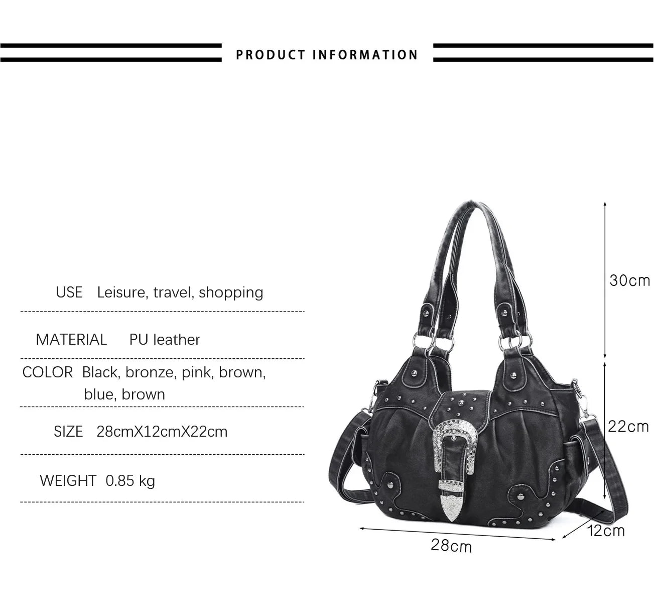 Women Handbag Leopard Top-handle Shoulder Bag PU Dumpling Pack Multi-pockets Shoulder Bags Phone Money Pack