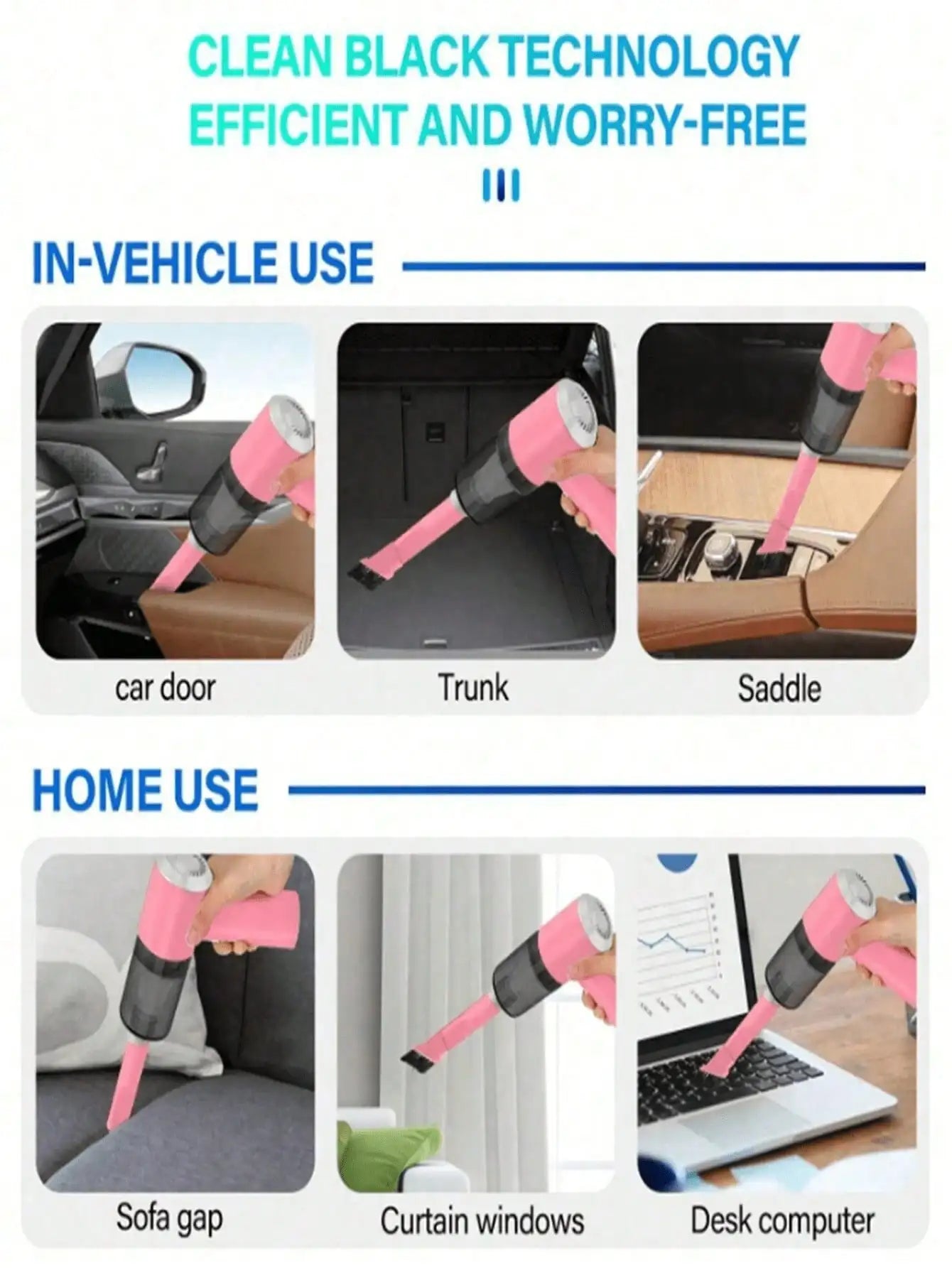 Cordless Handheld Vacuum | Car, Home & Pet Hair