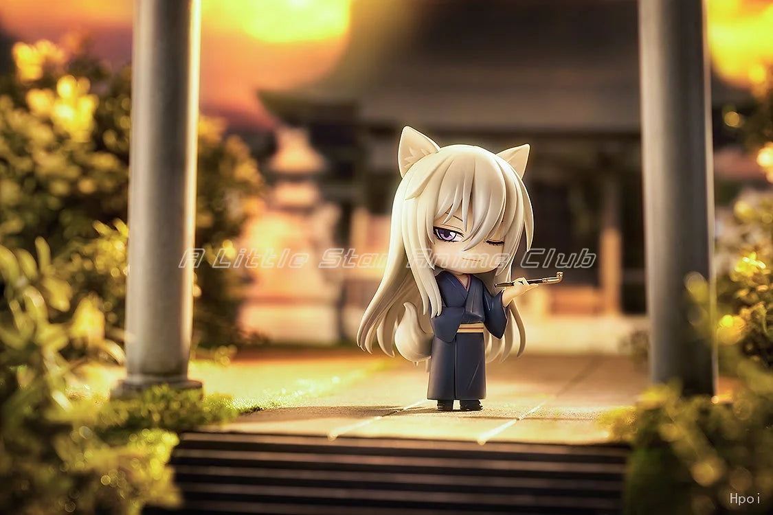 In Stock Original GSC Nendoron Light Kamisama Love Tomoe Fox Demon Model Collection Toys