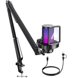 MAONO DGM20S USB Gaming Microphone with RGB & Boom Arm