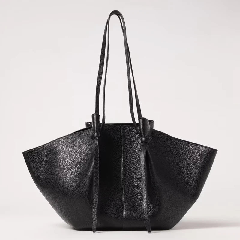 Custom Initials Large Capacity Tote Bags For Women Luxury Designer Handbag Purse 2025 New In PU Lychee Pattern Underarm Shoulder