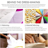 Gauze Patchwork Shawl Mini Dress | A-Line Evening Gown