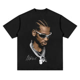 Pro Basketball Star Graphic Cotton Tee