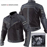 High-Performance Breathable Denim Racing Jacket