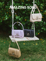 Amazing Song Alpha Bag Medium Shoulder Bag Sheep Leather
