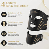 7 Colors LED Face Neck Set Mask Red Light Skin Rejuvenation Brighten Soft Silicone Facial Photon Therapy Flexible Skin Repair