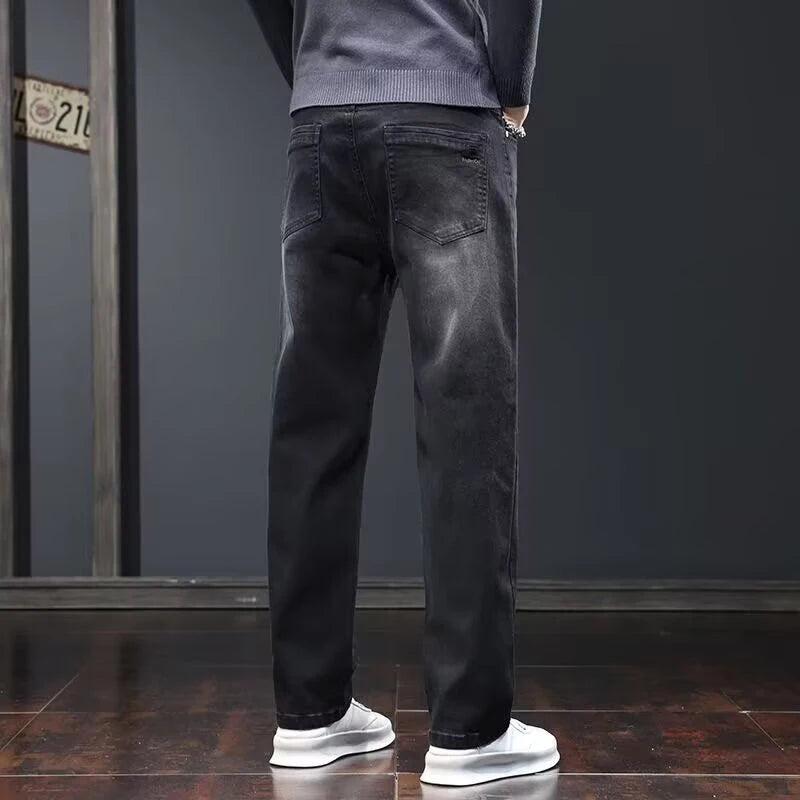 Men's Relaxed Straight-Leg Stretch Jeans | Multi-Color