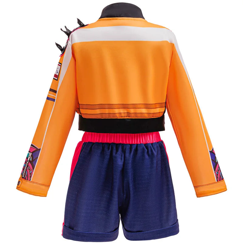 Girl's 4-Piece Pop Star Devil Hunter Costume Set