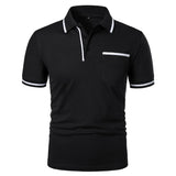 Men's Short Sleeve Knit Polo Shirt