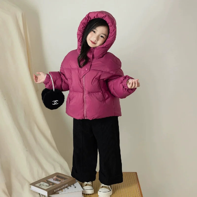 Kids' Hooded Winter Puffer Jacket