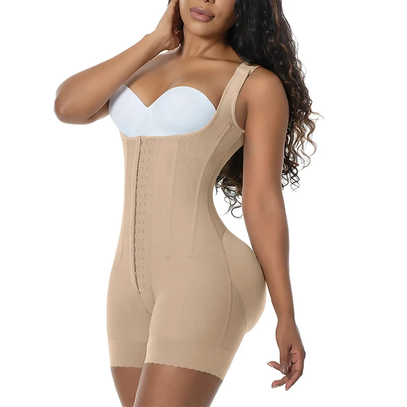 Stage 2 Post-Surgical BBL Faja – USA-Made Tummy Control Body Sculpting Shaper