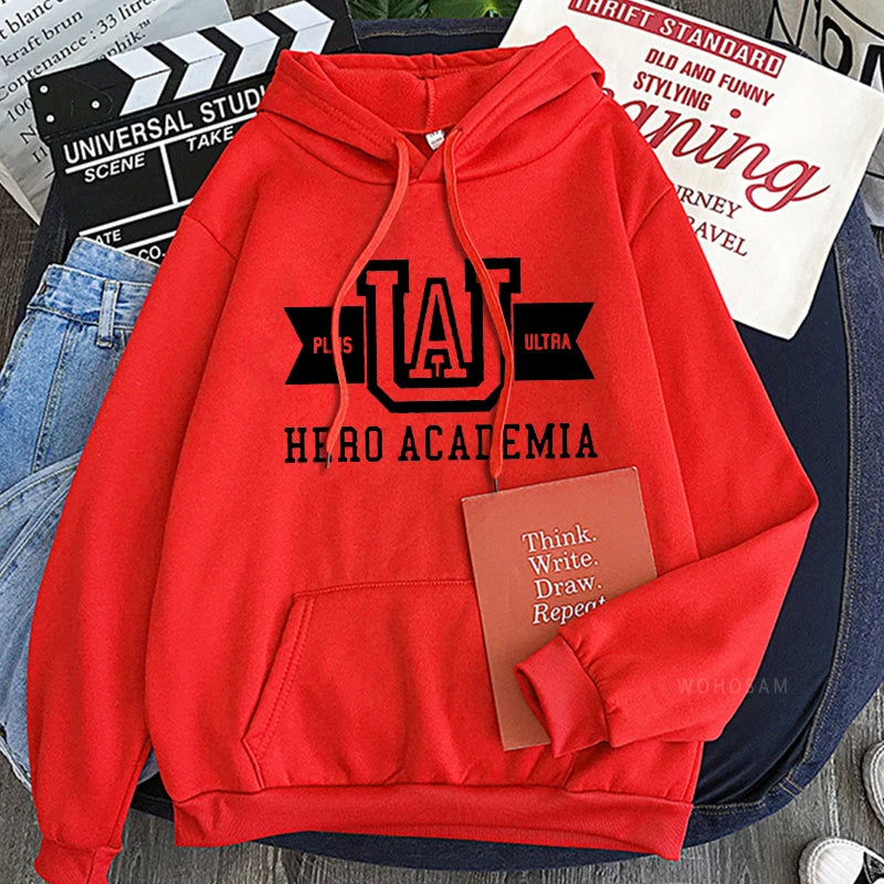 My Hero Academia UA Logo Relaxed Pullover Hoodie