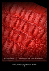 Luxury Genuine Leather Women's Bag Red Crocodile Pattern Ladies Handbags Tote Bag Fashion Travel Portable Shoulder Underarm Bags