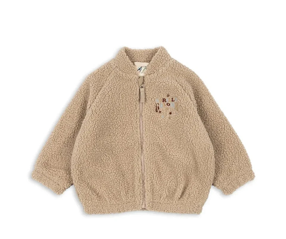 Kids' Sequin Lambswool Winter Jacket