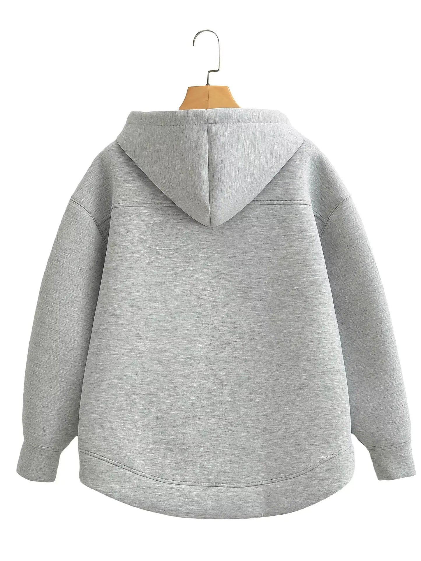 Women’s Casual Relaxed-Fit Hooded Jacket
