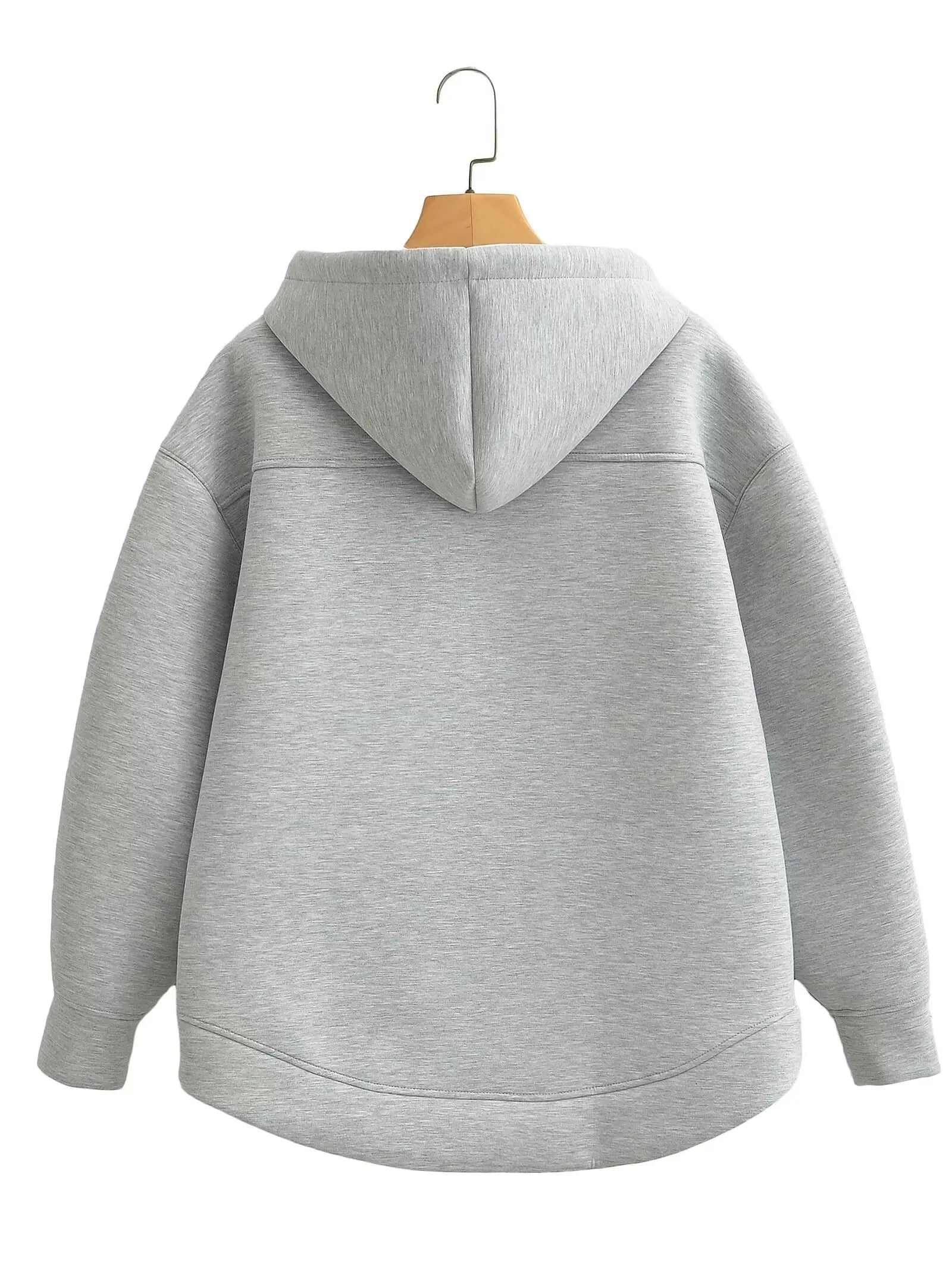 Women’s Casual Relaxed-Fit Hooded Jacket