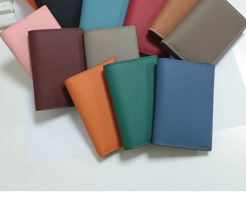 Genuine Leather Credit Card Holder for Women And Men with Free Embossing Personalized High-Quality Protective Bank Card Case