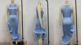 Summer Elegance: Women’s  Irregular Sleeveless Maxi Dress