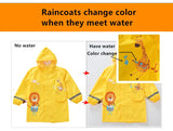 Kids Waterproof Dinosaur Raincoat – Hooded Jumpsuit