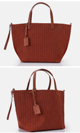 CH Woven Tote Bag – Vintage Style, Large Capacity