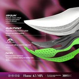 361 Degrees Flame 4.5 MIX Men Running Shoes Carbon Plate Marathon Rebound Cushion Breathable Traction Male Sneakers 672532217F