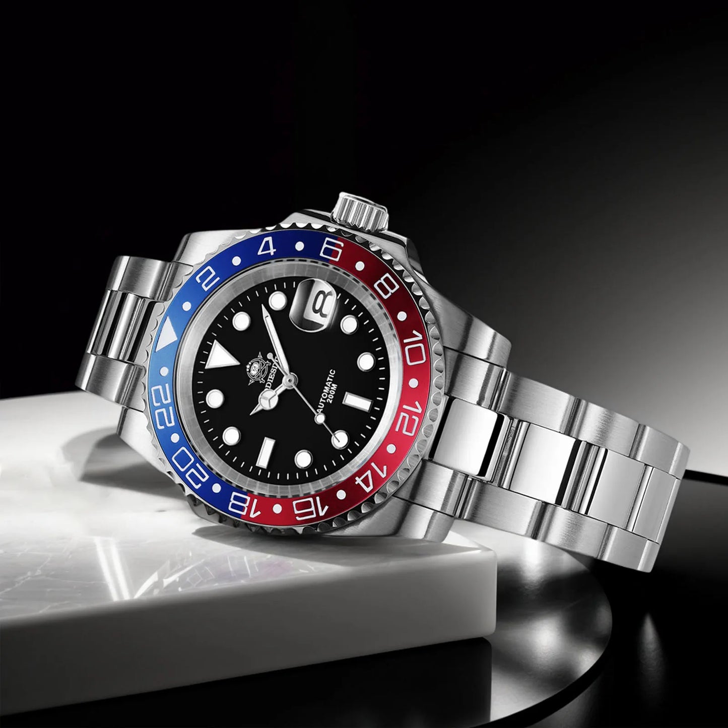 ADDIESDIVE Sapphire Glass Automatic Mechanical Watch Japan 8215 Stainless Steel AD2503 Reloj Hombre Waterproof NEW Diver Watches
