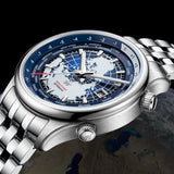 WM Watch Automatic Mechanical Men Watches High Quality Sapphire World Time Original Recognized Brand Welly Merck Watch Man WM057