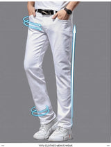 Men's Slim Fit Stretch Denim Jeans | Classic Straight Cut