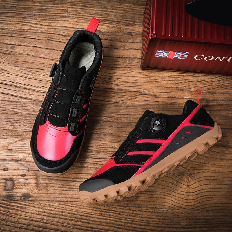 QQ-TB181 Cycling Shoes for Men, MTB Shoes, High Quality, Hiking, Gravel, Road Bicycle Sneakers for Men, Tennis Shoes, Size 39-50