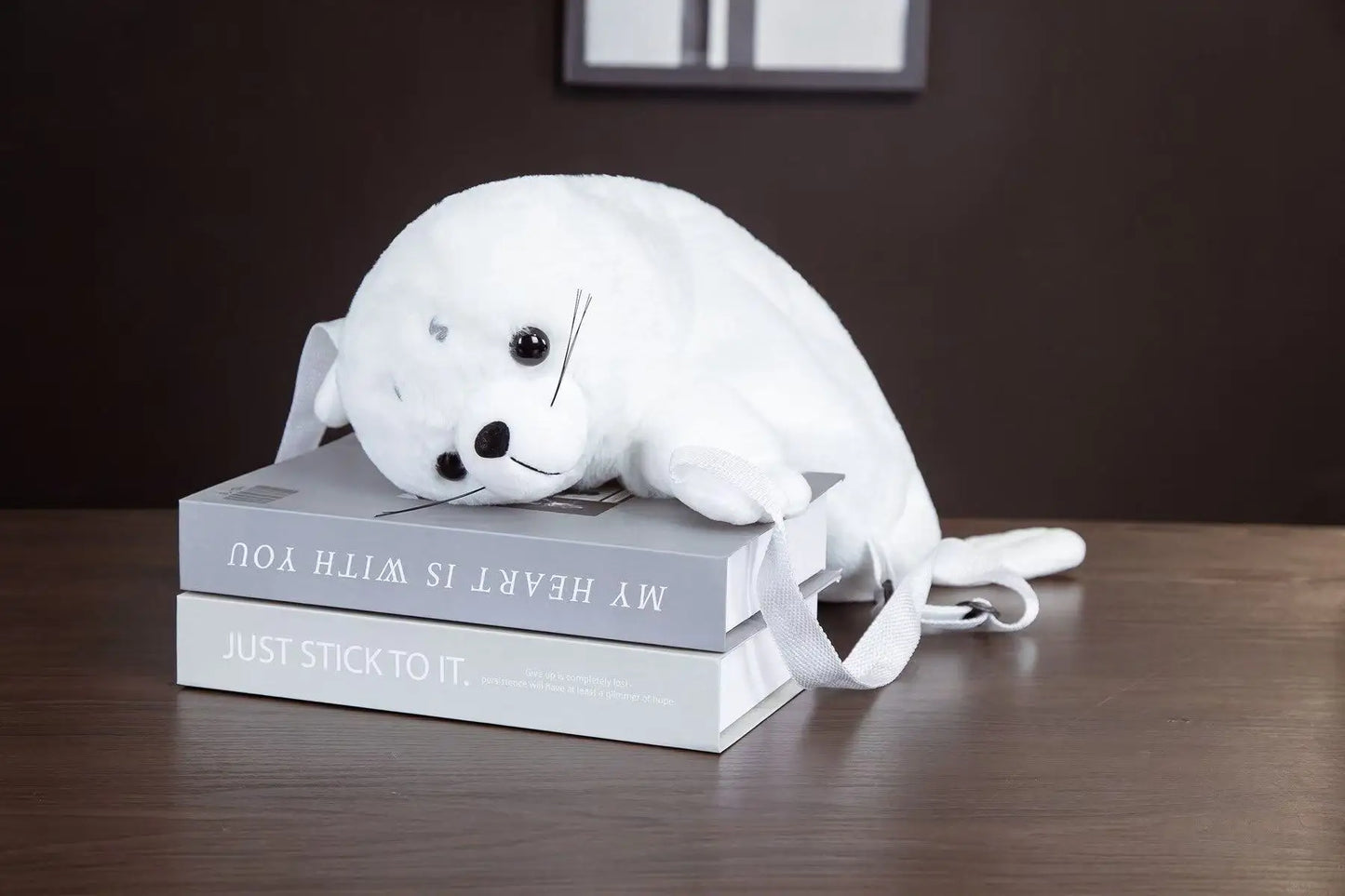 Seal Plush Backpack – Adorable 50cm Anime Stuffed Doll