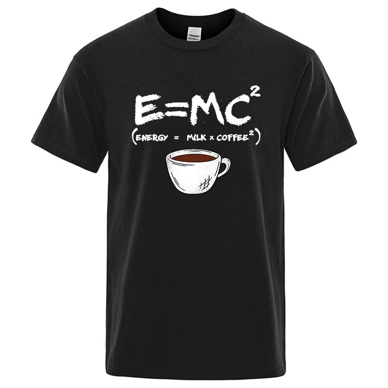 Energy=Milk+Coffee Cotton Tee