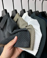 Men's Ice Silk Polo Shirt – Breathable Smart Casual Tee