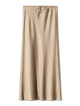 Women's Satin Maxi Skirt – Elegant Ankle-Length