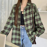 Classic Plaid Flannel Shirt Jacket