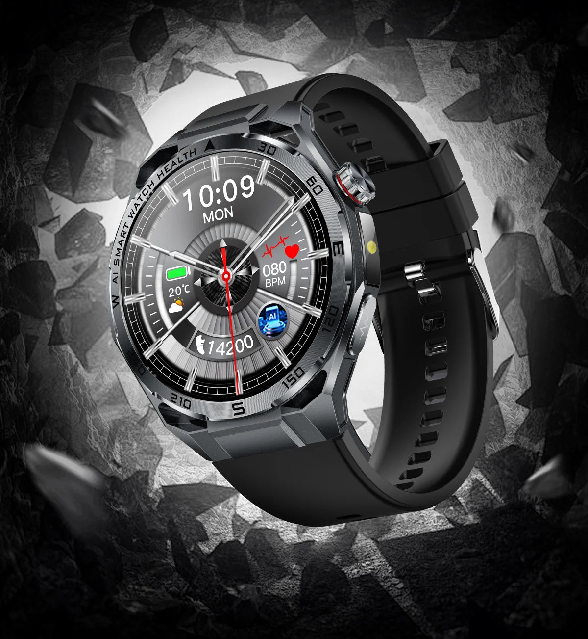 ECG+PPG Advanced Health Smart Watch for Men & Women