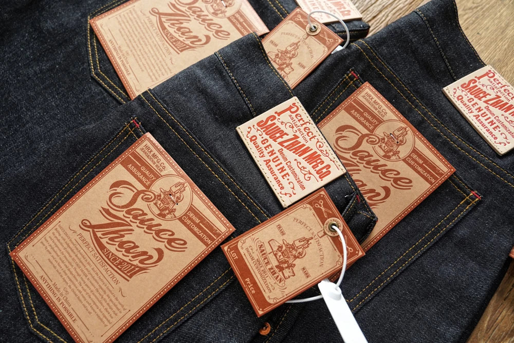SauceZhan 344XX High-Rise Relaxed Selvedge Denim Jeans