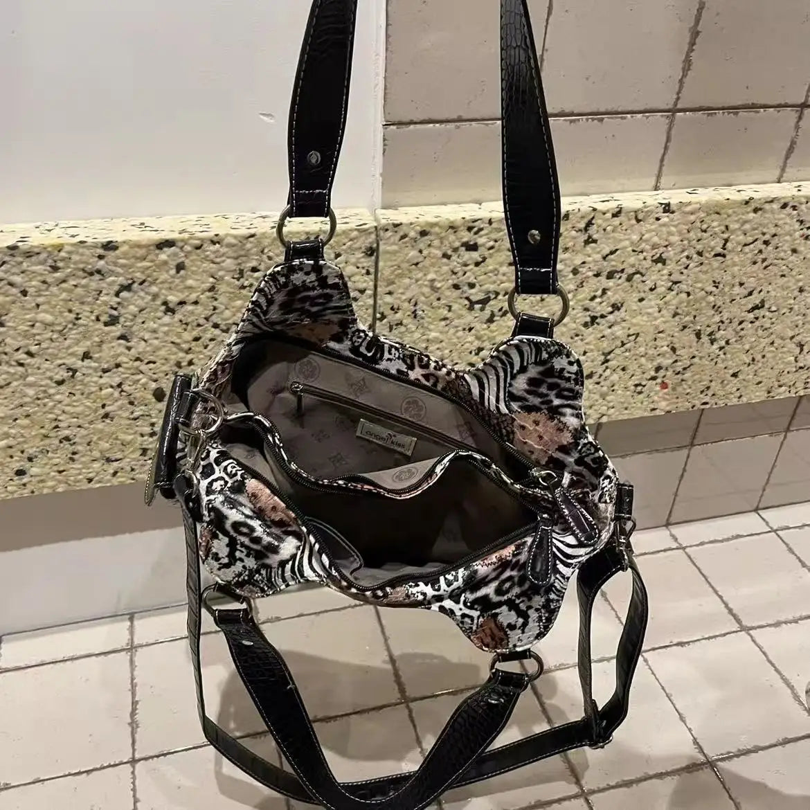 Women Handbag Satchel Top-handle Shoulder Bag PU Dumpling Pack Multi-pockets Shoulder Bags Phone Money Pack