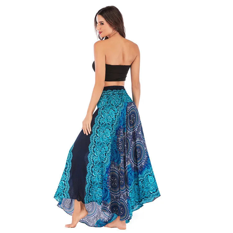 Boho Maxi Skirt – Flowy Ankle-Length Summer Skirt for Women