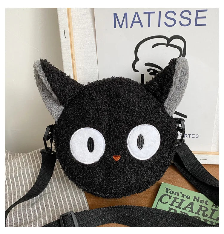 Japanese Style Kawaii Bag Women Cartoon Plush Shoulder Bag for Women New Crossbody Bag Small Phone Purse Bolsa Feminina